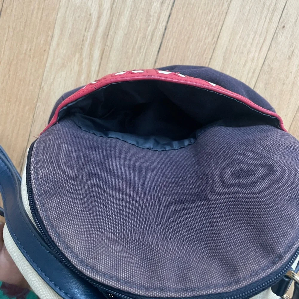 Tommy Hilfiger Black and Red Men's Backpack